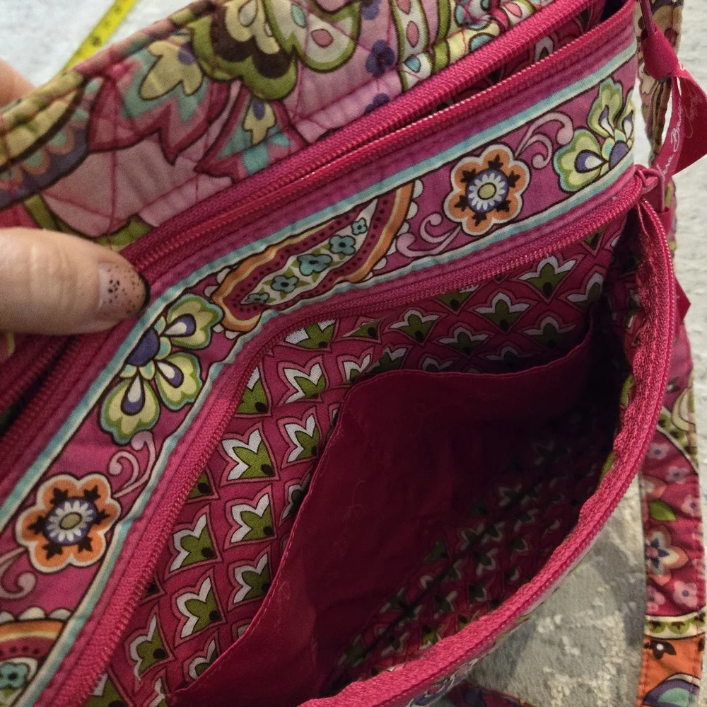 Vera Bradley Floral Pink Crossbody Bag